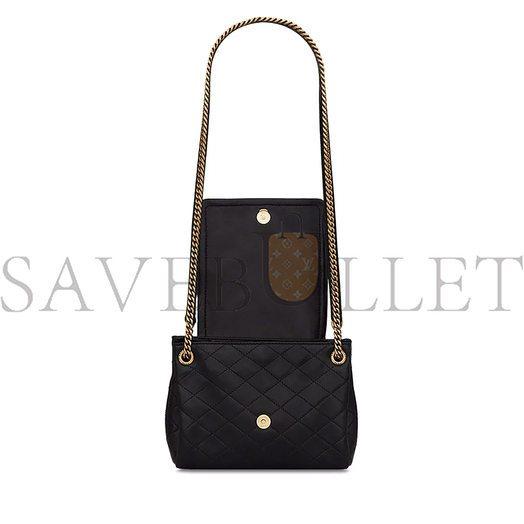 YSL MINI NOLITA IN LAMBSKIN 6727381EL071000 (18*13*6cm) YSL MINI NOLITA IN LAMBSKIN 6727381EL071000 (18*13*6cm)